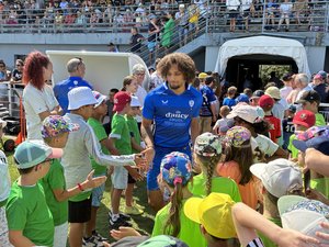 Top 14 - Succès populaire pour le RC Vannes, en entraînement délocalisé à Ploërmel