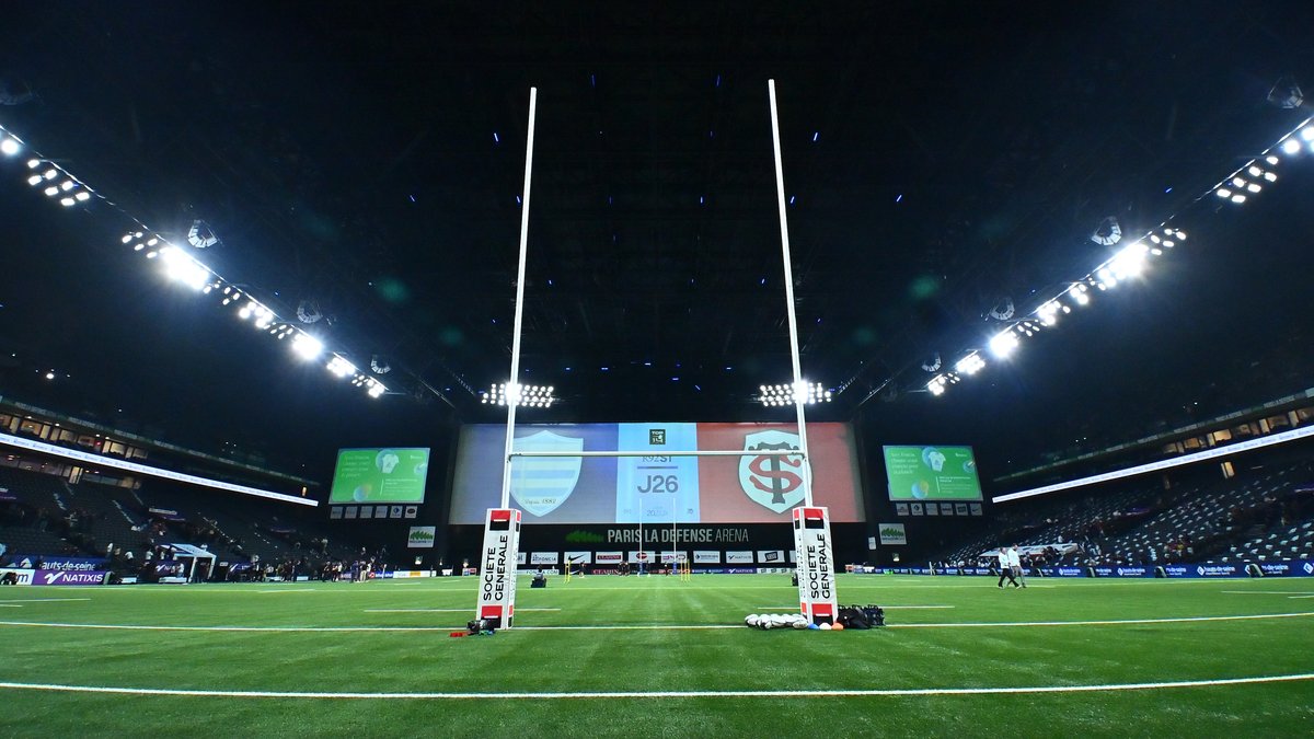 Le Racing 92 lors d’un match disputé loin de son stade habituel
