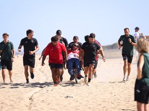 Pro D2. Biarritz - “Ils nous donnent des leçons de courage et d’abnégation” : quand le BO partage une matinée d’efforts avec des supporters en situation de handicap
