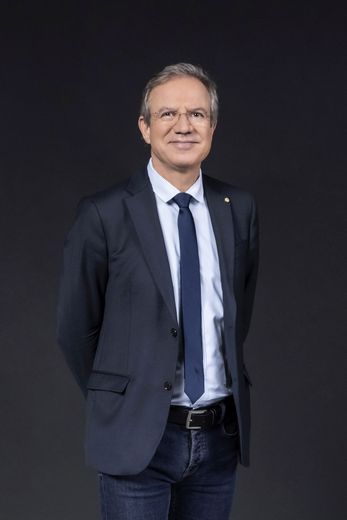 Eric Bayle, l'une des voix du rugby.