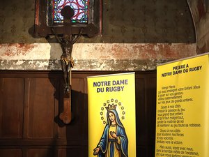 Top 14 - À Clermont, une chapelle consacrée au rugby : "Le but est de donner des ondes positives aux supporters"
