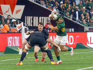 International - Rugby's Greatest Rivalry. Cheslin Kolbe forfait, deux changements : la composition de l'Afrique du Sud pour le dernier test face aux All Blacks