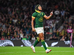 Vidéo. Rugby's Greatest Rivalry - Revivez l'incroyable essai Kurt-Lee Arendse qui a scellé le sort du match entre l'Afrique du Sud et la Nouvelle-Zélande !