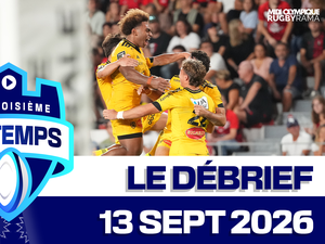 Direct. Top 14 - Le gros coup de La Rochelle, les difficultés du Racing : débrief de la 2e journée sur Twitch dans la Troisième Mi-Temps !