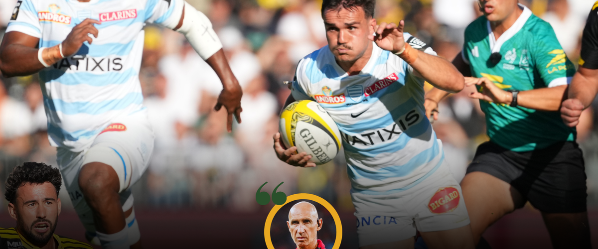 Top 14. Technique. Patrice Lagisquet évoque "l’ADN de la contre-attaque", en prenant l'exemple des percées des frères Spring