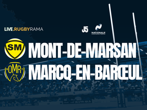REPLAY. Nationale - Mont-de-Marsan - Marcq-en-Barœul : Les Montois victorieux avec le bonus offensif face à de valeureux Marcquois