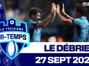 Direct. Top 14 - L'Usap et Bayonne s'affirment, Pau confirme : venez débriefer la quatrième journée de Top 14 dans la Troisième Mi-Temps !
