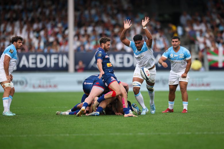 Tawera Kerr-Barlow, demi de mêlée du Stade français, auteur d'une partie à deux vitesses.