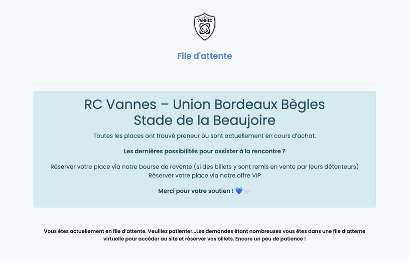 Top 14 - Pic à 25 000 connexions, la totalité des places du match RC ...