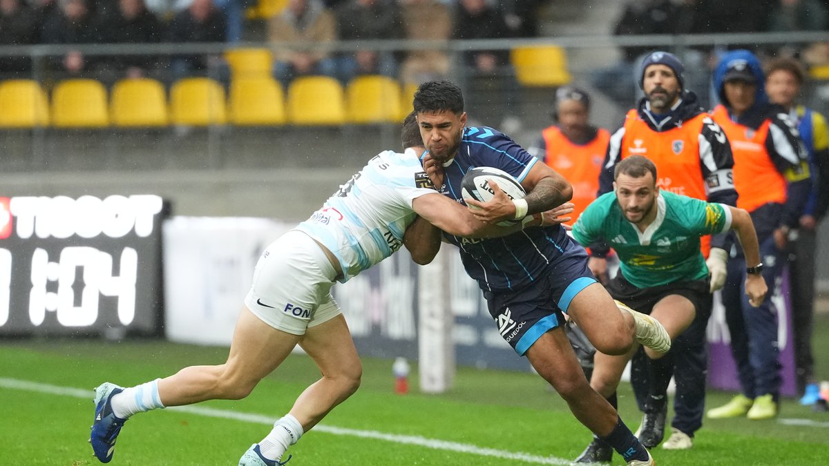 Montpellier beat Racing 92 20-17 in Top 14 match in Le Mans